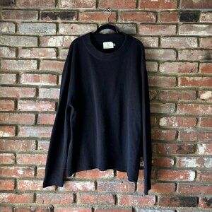OLDERBROTHER  Recycled Cashmere Sweater - Indigo Mens Large